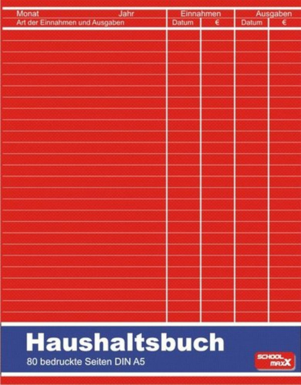 School-MaxX Haushaltsbuch A5