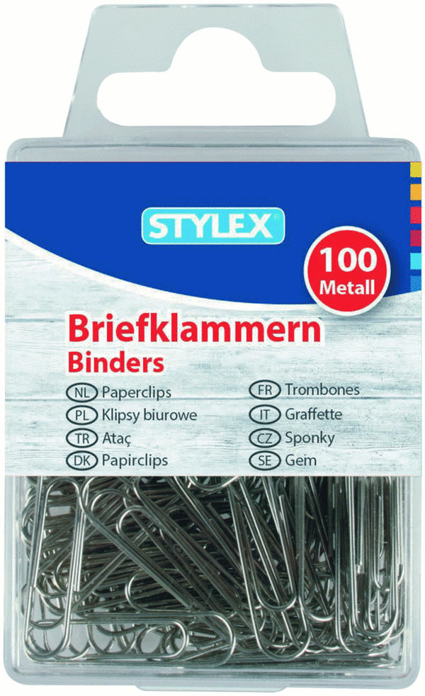 Stylex Briefklammern, Metall