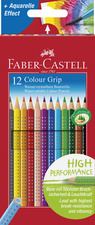 Faber-Castell, Dreikant-Buntstifte Colour Grip, 12er Etui